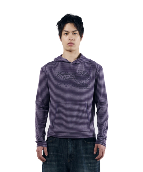 AAKAM(アーカム)の「Linear Pattern Hooded Long Sleeve (Purple)(パーカー・レディース・その他・1/2)」の7枚目の写真