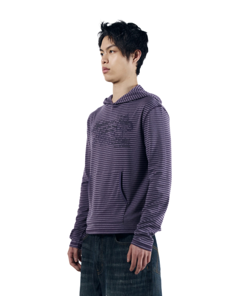 AAKAM(アーカム)の「Linear Pattern Hooded Long Sleeve (Purple)(パーカー・レディース・その他・1/2)」の8枚目の写真