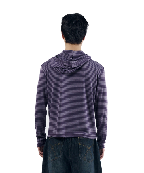AAKAM(アーカム)の「Linear Pattern Hooded Long Sleeve (Purple)(パーカー・レディース・その他・1/2)」の9枚目の写真