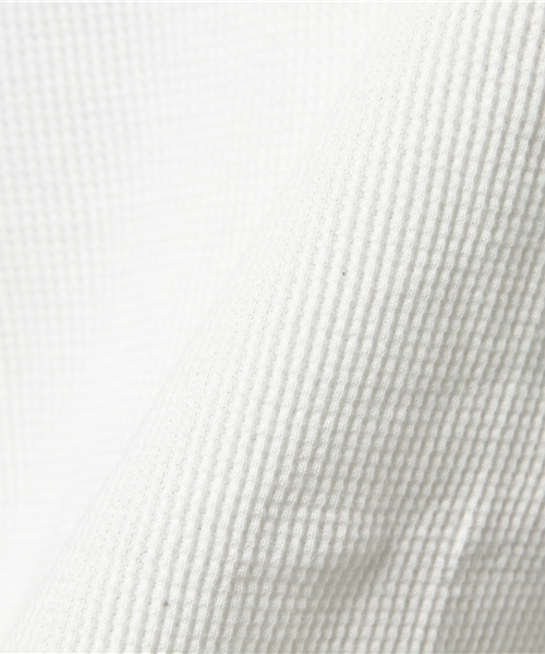 ikka（イッカ）の「ワッフルクルーネックTシャツ（Tシャツ/カットソー・メンズ・ブラック/ホワイト/ライトグレー・MEDIUM/X-LARGE/LARGE）」の9枚目の写真