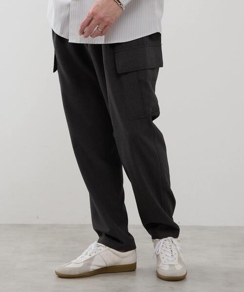 MEN'S MELROSE（メンズメルローズ）の「シュリンクトラベストカーゴパンツ（カーゴパンツ・メンズ・ネイビー/グレー・4/3/2）」の15枚目の写真