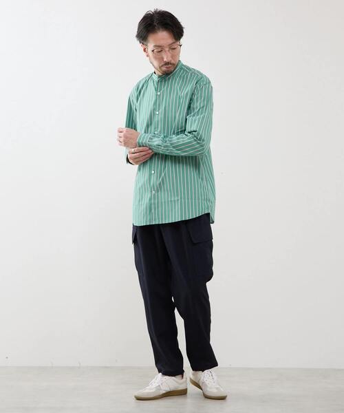 MEN'S MELROSE（メンズメルローズ）の「シュリンクトラベストカーゴパンツ（カーゴパンツ・メンズ・ネイビー/グレー・4/3/2）」の20枚目の写真