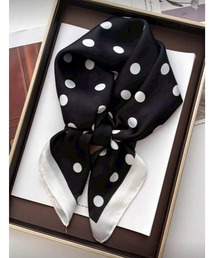 ARTIFICIAL SWEETENER | 【 ARTIFICIAL SWEETENER 】シルクタッチ ドット柄 スカーフ(バンダナ/スカーフ)