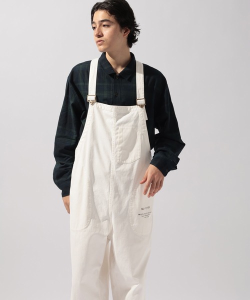 niko and...(ニコアンド)の「【NATOKii(ネイトゥーキー)】ユーロワークサロペット(サロペット/オーバーオール・メンズ・ブルー/ホワイト・MEDIUM/LARGE)」の2枚目の写真