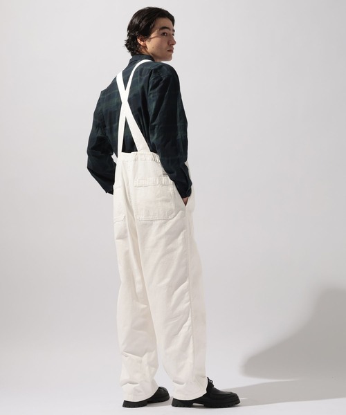 niko and...(ニコアンド)の「【NATOKii(ネイトゥーキー)】ユーロワークサロペット(サロペット/オーバーオール・メンズ・ブルー/ホワイト・MEDIUM/LARGE)」の3枚目の写真