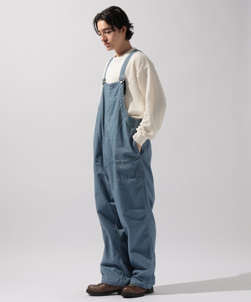 niko and...(ニコアンド)の「【NATOKii(ネイトゥーキー)】ユーロワークサロペット(サロペット/オーバーオール・メンズ・ブルー/ホワイト・MEDIUM/LARGE)」の5枚目の写真