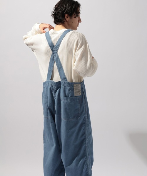 niko and...(ニコアンド)の「【NATOKii(ネイトゥーキー)】ユーロワークサロペット(サロペット/オーバーオール・メンズ・ブルー/ホワイト・MEDIUM/LARGE)」の7枚目の写真