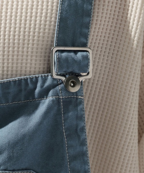 niko and...(ニコアンド)の「【NATOKii(ネイトゥーキー)】ユーロワークサロペット(サロペット/オーバーオール・メンズ・ブルー/ホワイト・MEDIUM/LARGE)」の12枚目の写真