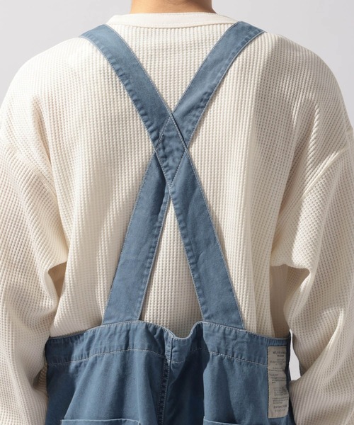 niko and...(ニコアンド)の「【NATOKii(ネイトゥーキー)】ユーロワークサロペット(サロペット/オーバーオール・メンズ・ブルー/ホワイト・MEDIUM/LARGE)」の17枚目の写真