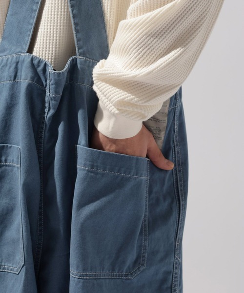 niko and...(ニコアンド)の「【NATOKii(ネイトゥーキー)】ユーロワークサロペット(サロペット/オーバーオール・メンズ・ブルー/ホワイト・MEDIUM/LARGE)」の18枚目の写真