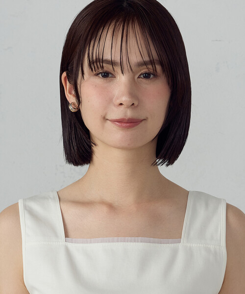 COMME CA ISM（コムサイズム）の「2WAYスクエア ネックタンクトップ（タンクトップ・レディース・ホワイト/ブラック・MEDIUM/LARGE）」の9枚目の写真