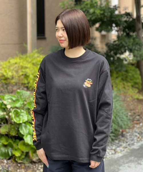 CHUMS（チャムス）の「【CHUMS】HWYC Hot Dog L/S T-Shirt（Tシャツ/カットソー・メンズ・グリーン/ホワイト/ブラック・X-LARGE/LARGE/MEDIUM）」の2枚目の写真