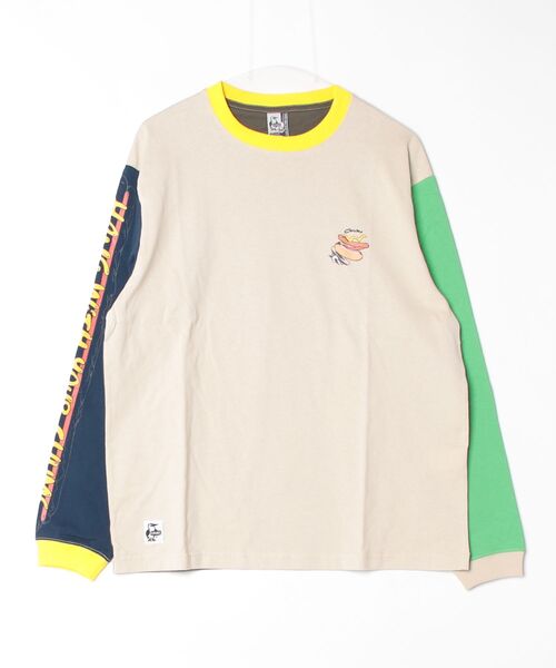 CHUMS（チャムス）の「【CHUMS】HWYC Hot Dog L/S T-Shirt（Tシャツ/カットソー・メンズ・グリーン/ホワイト/ブラック・X-LARGE/LARGE/MEDIUM）」の6枚目の写真