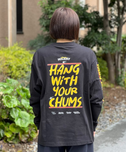 CHUMS（チャムス）の「【CHUMS】HWYC Hot Dog L/S T-Shirt（Tシャツ/カットソー・メンズ・グリーン/ホワイト/ブラック・X-LARGE/LARGE/MEDIUM）」の14枚目の写真