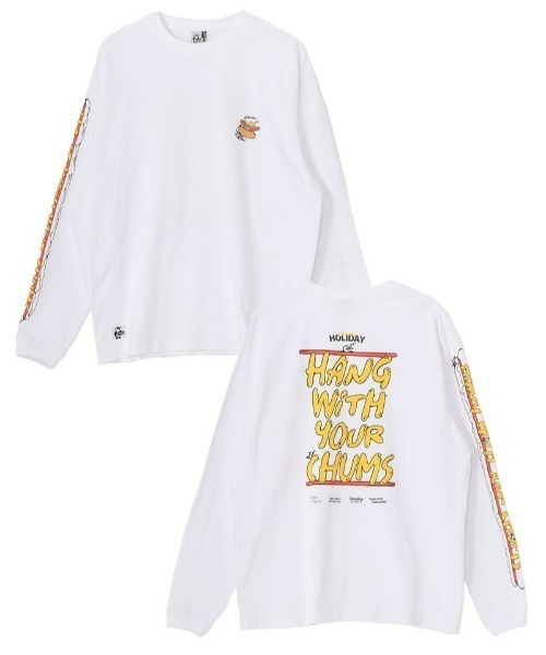 CHUMS（チャムス）の「【CHUMS】HWYC Hot Dog L/S T-Shirt（Tシャツ/カットソー・メンズ・グリーン/ホワイト/ブラック・X-LARGE/LARGE/MEDIUM）」の9枚目の写真