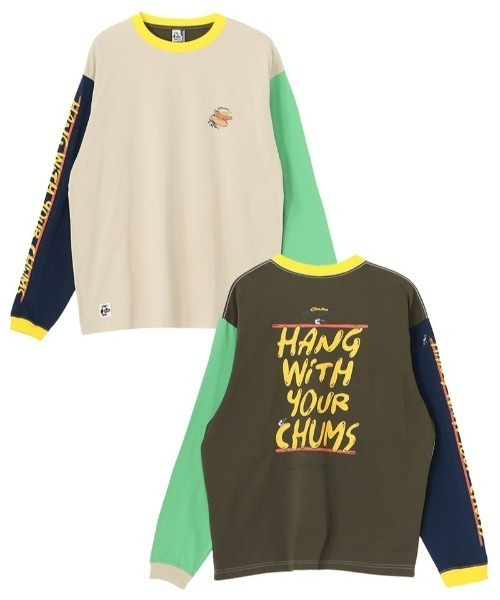 CHUMS（チャムス）の「【CHUMS】HWYC Hot Dog L/S T-Shirt（Tシャツ/カットソー・メンズ・グリーン/ホワイト/ブラック・X-LARGE/LARGE/MEDIUM）」の10枚目の写真
