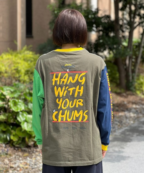 CHUMS（チャムス）の「【CHUMS】HWYC Hot Dog L/S T-Shirt（Tシャツ/カットソー・メンズ・グリーン/ホワイト/ブラック・X-LARGE/LARGE/MEDIUM）」の16枚目の写真