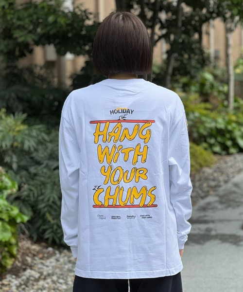 CHUMS（チャムス）の「【CHUMS】HWYC Hot Dog L/S T-Shirt（Tシャツ/カットソー・メンズ・グリーン/ホワイト/ブラック・X-LARGE/LARGE/MEDIUM）」の12枚目の写真