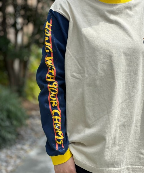 CHUMS（チャムス）の「【CHUMS】HWYC Hot Dog L/S T-Shirt（Tシャツ/カットソー・メンズ・グリーン/ホワイト/ブラック・X-LARGE/LARGE/MEDIUM）」の17枚目の写真