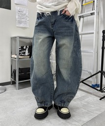 Figments | リメイクカーブデニム(デニムパンツ)