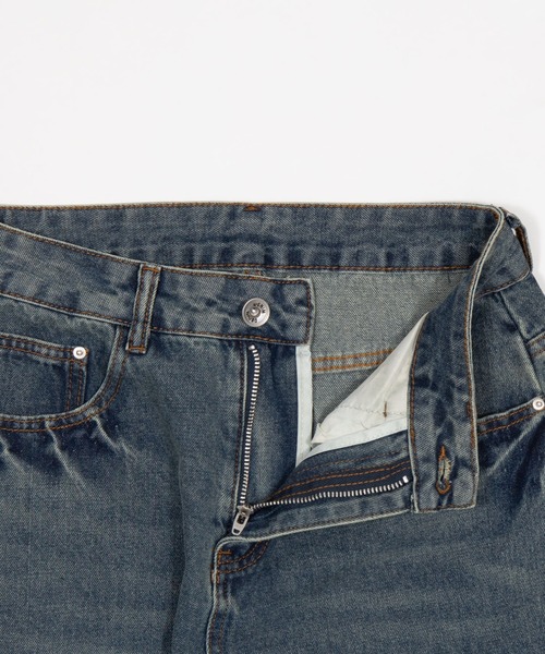 Figments（フィグメンツ）の「リメイクカーブデニム（デニムパンツ・レディース・インディゴブルー・SMALL/MEDIUM/LARGE）」の10枚目の写真