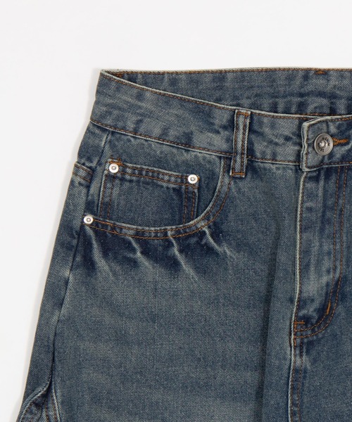 Figments（フィグメンツ）の「リメイクカーブデニム（デニムパンツ・レディース・インディゴブルー・SMALL/MEDIUM/LARGE）」の11枚目の写真