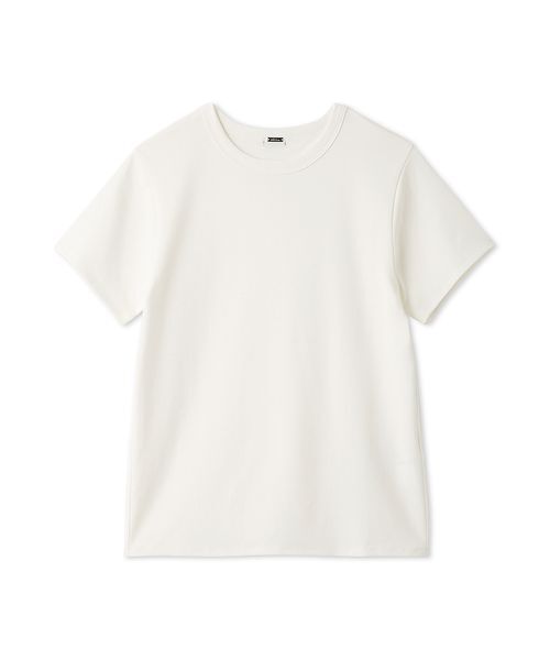 Mila Owen(ミラオーウェン)の「ソフトタッチ半袖Tシャツ(Tシャツ/カットソー・レディース・イエロー/ホワイト/チャコールグレー・0/1)」の13枚目の写真