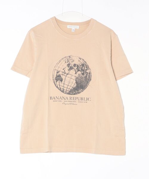 Banana Republic(バナナリパブリック)の「コットン グラフィック Tシャツ(Tシャツ/カットソー・メンズ・ベージュ/ブラウン・XS/S/M/L/XL)」の3枚目の写真
