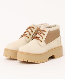 Timberland ティンバーランド STONE STREET MID LACE WATERPROOF BOOT【防水】レディースブーツ(ストーンストリートミッドレースWP) A2HA9AAL ライトベージュ
