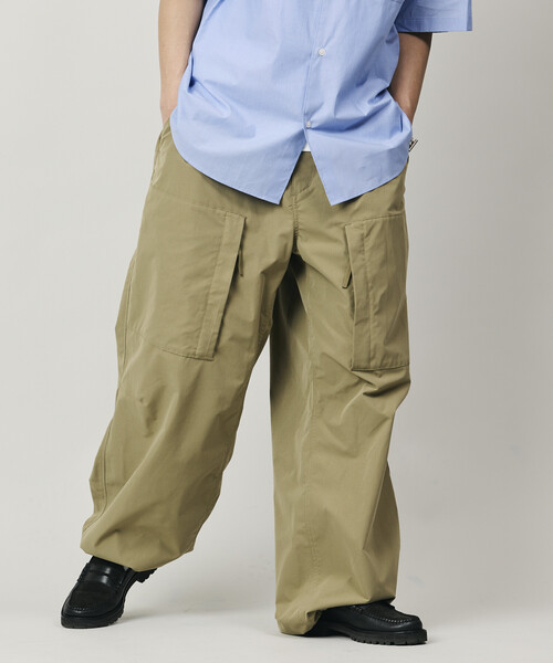 限定展開 Quick Dry Fabric ワイドシルエット ポリリップクロス