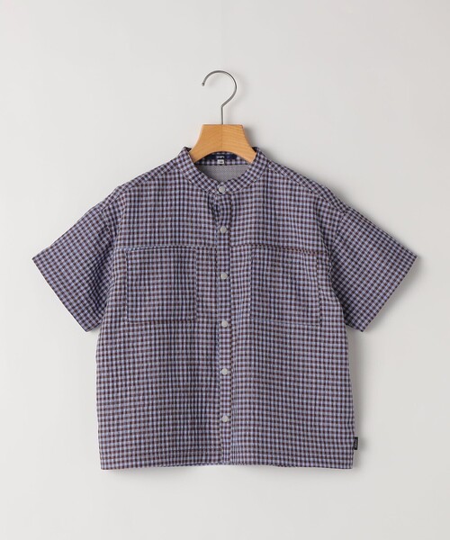 SHIPS（シップス）の「SHIPS KIDS:100～130cm /〈UVカット/吸水速乾〉ドライタッチ バンドカラー シャツ（シャツ/ブラウス・キッズ・ブラウン系/ブルー系その他・110/100/130/120）」の21枚目の写真