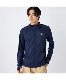 Reebok（リーボック）の「【Reebok:リーボック】スムースUVラッシュガード　ジップアップ　UVジャケット　UV遮蔽率95%以上（ラッシュガード）」