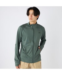 Reebok（リーボック）の「【Reebok:リーボック】スムースUVラッシュガード　ジップアップ　UVジャケット　UV遮蔽率95%以上（ラッシュガード）」
