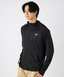 Reebok（リーボック）の「【Reebok:リーボック】スムースUVラッシュガード　ジップアップ　UVジャケット　UV遮蔽率95%以上（ラッシュガード）」