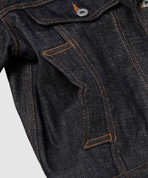 SUGARHILL(シュガーヒル)の「LAPEL DENIM JACKET(デニムジャケット・メンズ・インディゴブルー・1/2)」の6枚目の写真