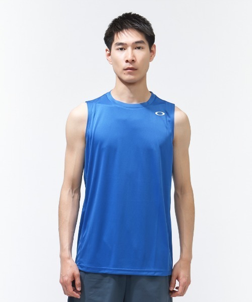 OAKLEY（オークリー）の「オークリー  FOUNDATIONAL TECH NS CREW 1.0（タンクトップ・メンズ・ホワイト/ライトグリーン/サンドグレー/ブラック/ネイビー/グレー/ブルー・3L/LL/L/M/S）」の7枚目の写真