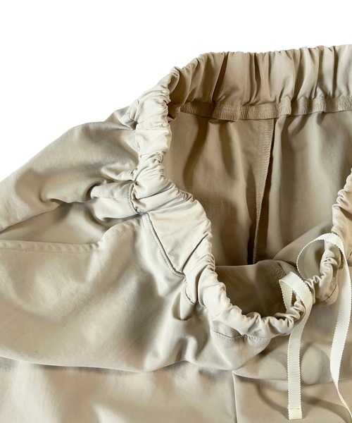 HARVESTY（ハーベスティ）の「HARVESTY / ハーベスティ EASY CIRCUS PANTS NYLON TUSSAH ナイロンタッサー サーカスパンツ（その他パンツ・レディース・チャコールグレー/アイボリー・0/1/2）」の13枚目の写真