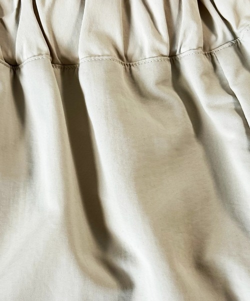 HARVESTY（ハーベスティ）の「HARVESTY / ハーベスティ EASY CIRCUS PANTS NYLON TUSSAH ナイロンタッサー サーカスパンツ（その他パンツ・レディース・チャコールグレー/アイボリー・0/1/2）」の14枚目の写真