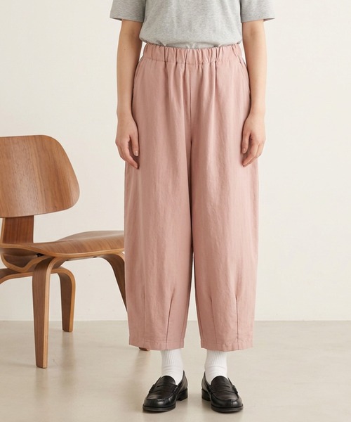 HARVESTY（ハーベスティ）の「HARVESTY / ハーベスティ EASY CIRCUS PANTS NYLON TUSSAH ナイロンタッサー サーカスパンツ（その他パンツ・レディース・チャコールグレー/アイボリー/ピンク・0/1/2）」の19枚目の写真