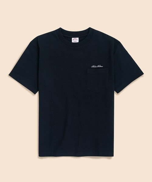 BROOKS BROTHERS(ブルックスブラザーズ)の「◆オンラインストア限定◆USAコットンジャージー ヘビーウェイト ミニロゴ ポケットTシャツ(Tシャツ/カットソー・メンズ・ホワイト/グレー/ネイビー・LARGE/MEDIUM/SMALL)」の3枚目の写真