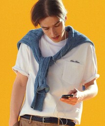 BROOKS BROTHERS | ◆オンラインストア限定◆USAコットンジャージー ヘビーウェイト ミニロゴ ポケットTシャツ(Tシャツ/カットソー)