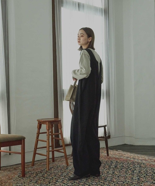 Bulue.（ブルー）の「【Bulue.】前後2wayサロペット（サロペット/オーバーオール・レディース・ブラック・FREE）」の11枚目の写真