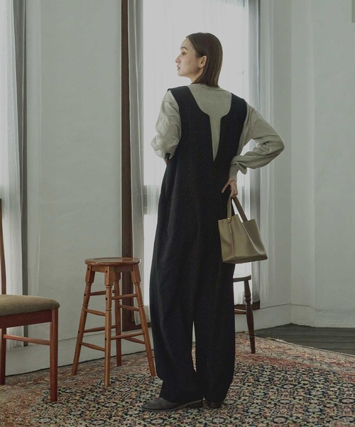 Bulue.（ブルー）の「【Bulue.】前後2wayサロペット（サロペット/オーバーオール・レディース・ブラック・FREE）」の15枚目の写真