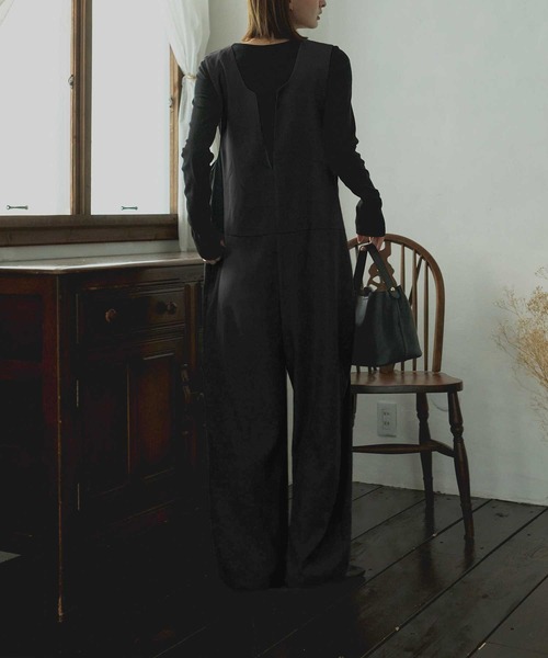 Bulue.（ブルー）の「【Bulue.】前後2wayサロペット（サロペット/オーバーオール・レディース・ブラック・FREE）」の20枚目の写真