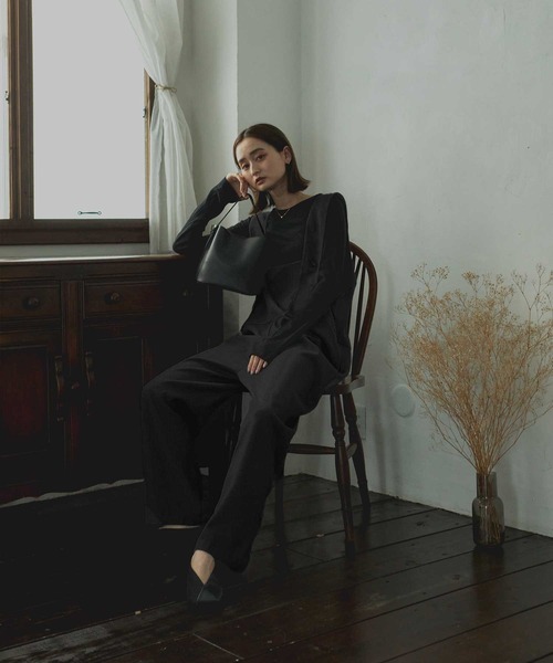 Bulue.（ブルー）の「【Bulue.】前後2wayサロペット（サロペット/オーバーオール・レディース・ブラック・FREE）」の22枚目の写真