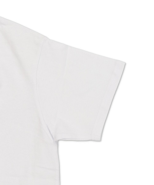 SPINNS(スピンズ)の「ハートバックプリント半袖Tシャツ/サガラ刺繍ロゴ /ワンポイント(Tシャツ/カットソー・メンズ・ホワイト/ブラック/ネイビー/ウッドランド・ONESIZE)」の8枚目の写真