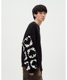 DISCOVERED（ディスカバード）の「PLAYCARD CROCHET SLEEVE SWEAT（スウェット）」