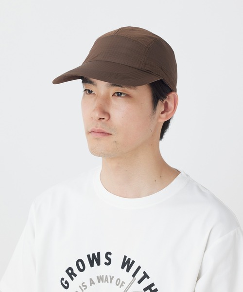 Snow Peak（スノーピーク）の「Snow Peak / Insect Shield Cap インセクトシールドキャップ（キャップ・メンズ・グレイッシュベージュ/ブラウン/チャコール・ONE SIZE）」の5枚目の写真