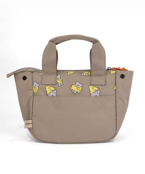 THE BAREFOOT(ベアフット)の「【 ねずみのANDY 】 保温保冷 ランチバッグ adlw-7463 LSI(お弁当箱・レディース・ベージュ・FREE)」の6枚目の写真