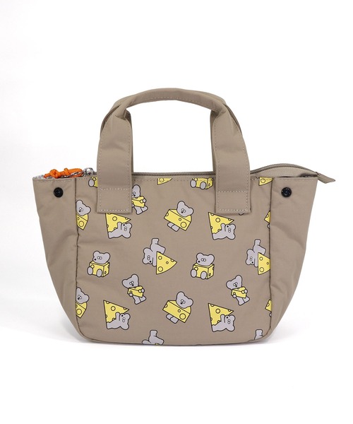 THE BAREFOOT(ベアフット)の「【 ねずみのANDY 】 保温保冷 ランチバッグ adlw-7463 LSI(お弁当箱・レディース・ベージュ・FREE)」の5枚目の写真